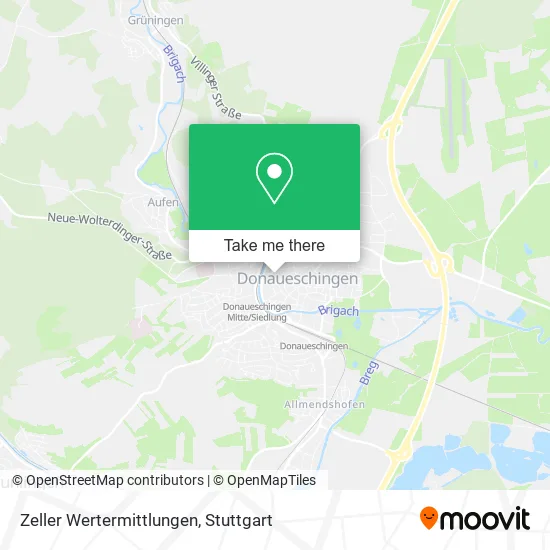 Карта Zeller Wertermittlungen