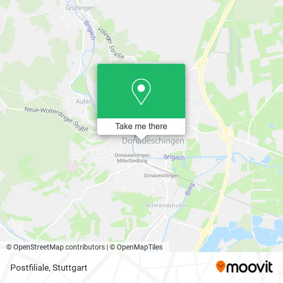 Карта Postfiliale