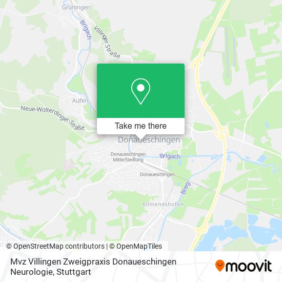 Карта Mvz Villingen Zweigpraxis Donaueschingen Neurologie