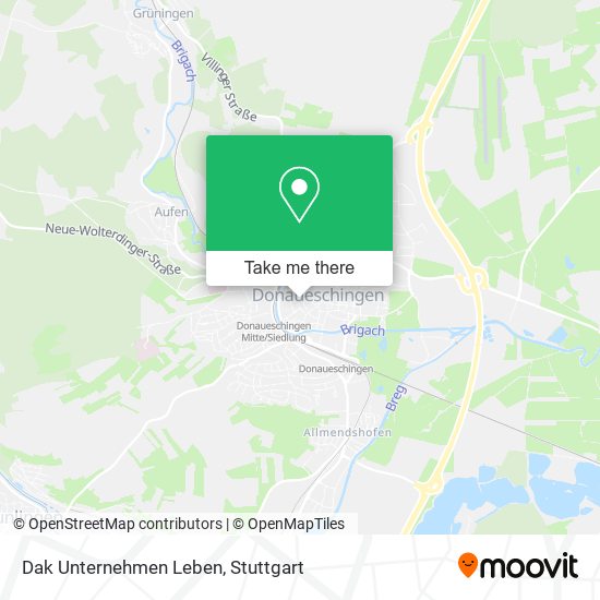 Dak Unternehmen Leben map