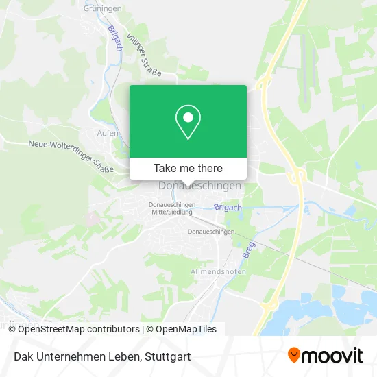 Карта Dak Unternehmen Leben