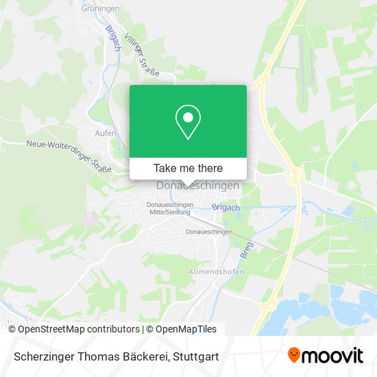 Scherzinger Thomas Bäckerei map