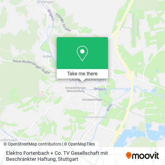 Карта Elektro Fortenbach + Co. TV Gesellschaft mit Beschränkter Haftung