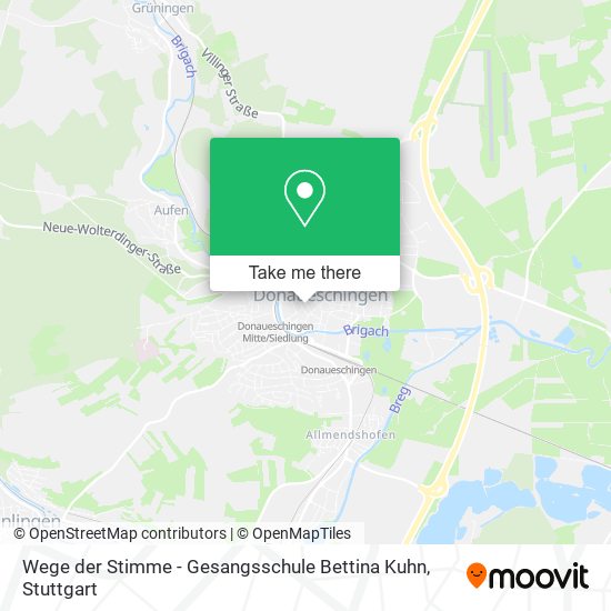 Wege der Stimme - Gesangsschule Bettina Kuhn map