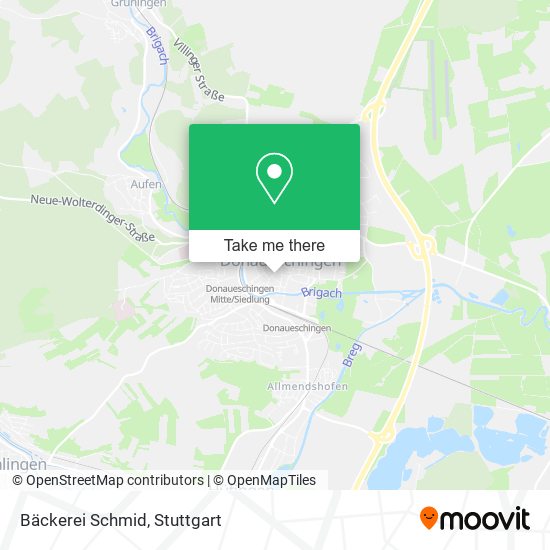 Bäckerei Schmid map