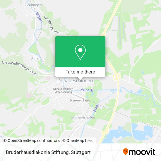 Bruderhausdiakonie Stiftung map