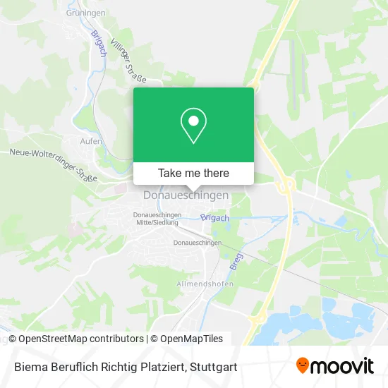 Карта Biema Beruflich Richtig Platziert