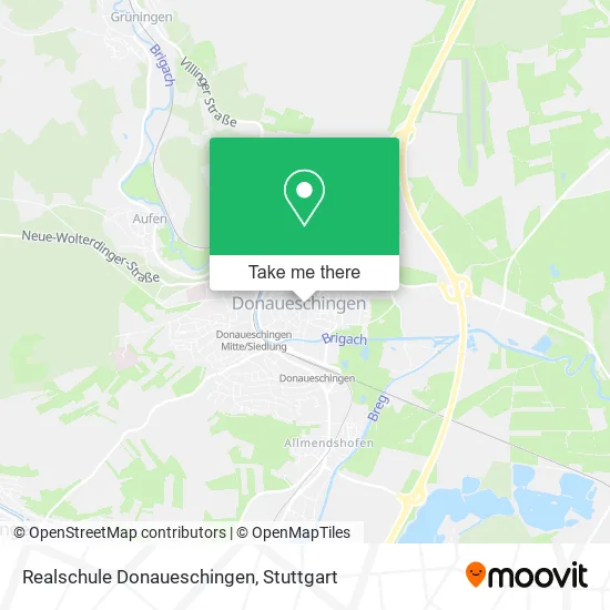 Карта Realschule Donaueschingen