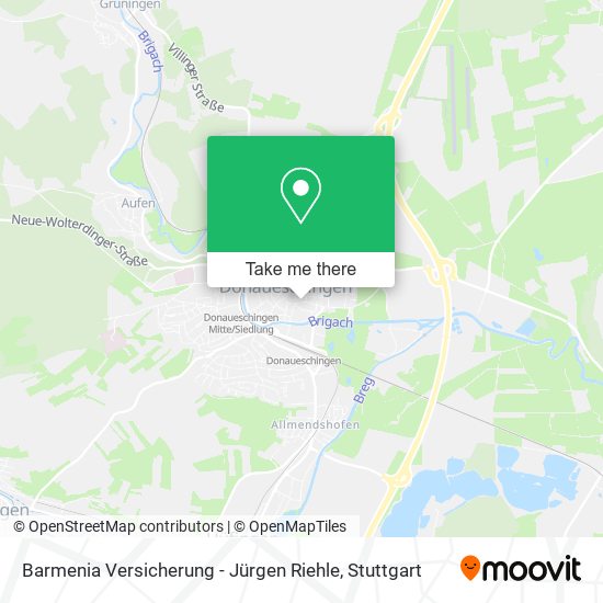 Barmenia Versicherung - Jürgen Riehle map