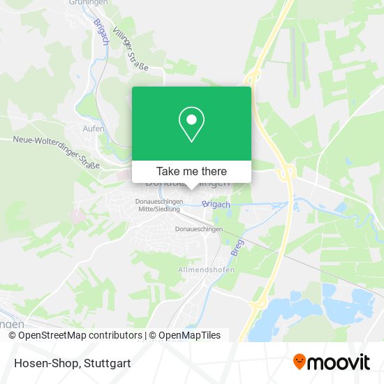 Hosen-Shop map