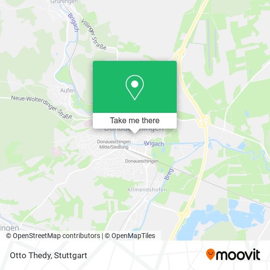 Otto Thedy map