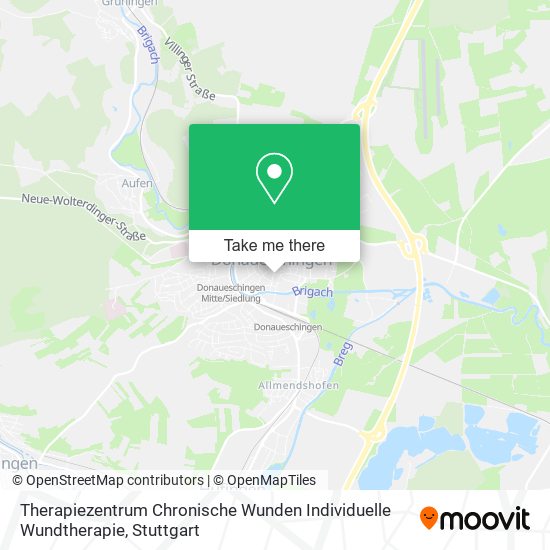 Therapiezentrum Chronische Wunden Individuelle Wundtherapie map
