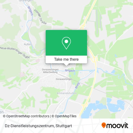 Dz-Dienstleistungszentrum map
