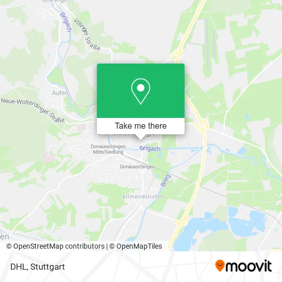 Карта DHL