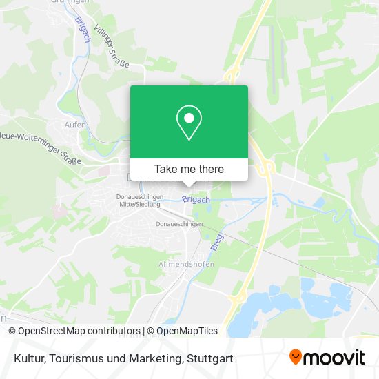 Kultur, Tourismus und Marketing map