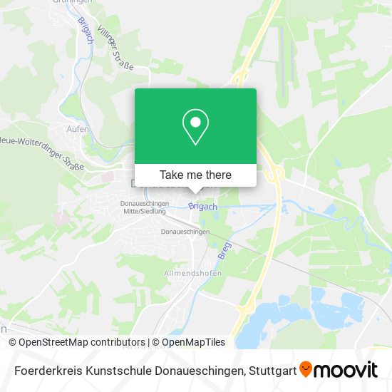 Foerderkreis Kunstschule Donaueschingen map
