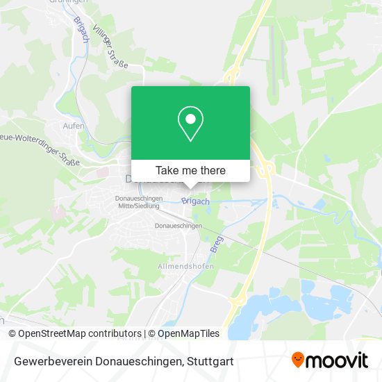 Gewerbeverein Donaueschingen map