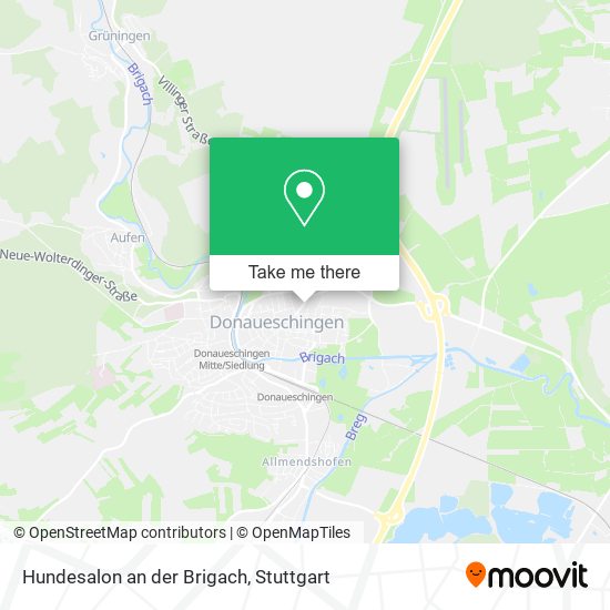 Hundesalon an der Brigach map