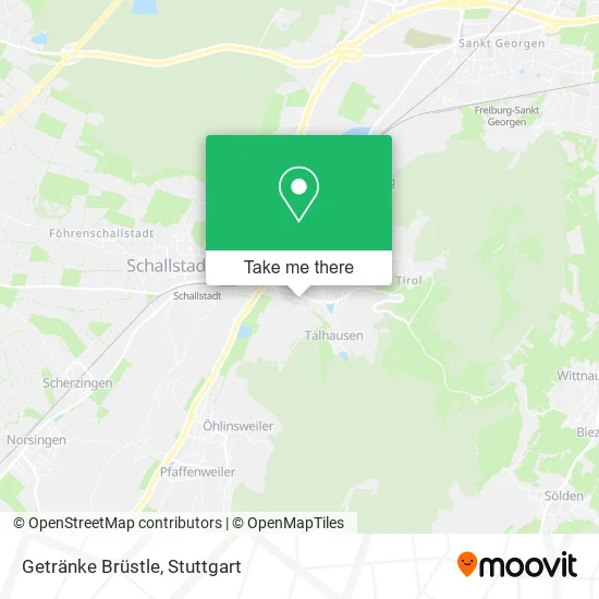 Карта Getränke Brüstle