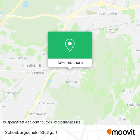 Карта Schönbergschule