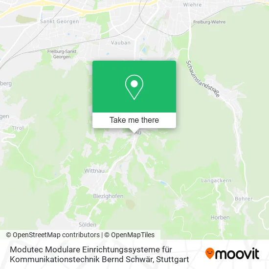 Карта Modutec Modulare Einrichtungssysteme für Kommunikationstechnik Bernd Schwär