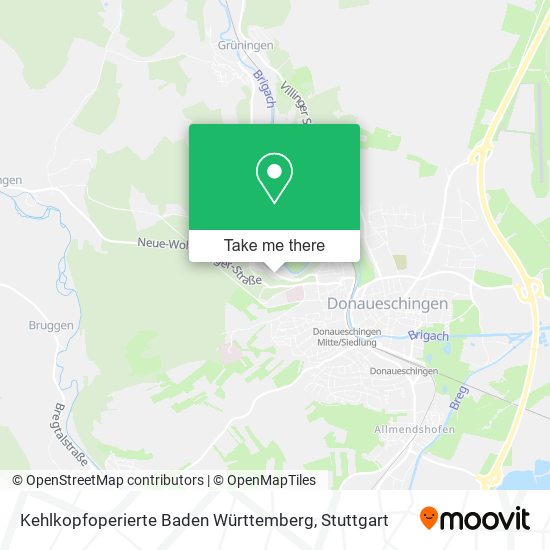 Kehlkopfoperierte Baden Württemberg map