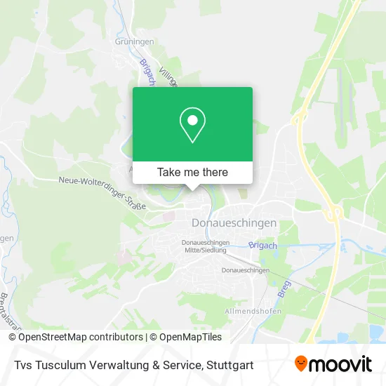 Карта Tvs Tusculum Verwaltung & Service