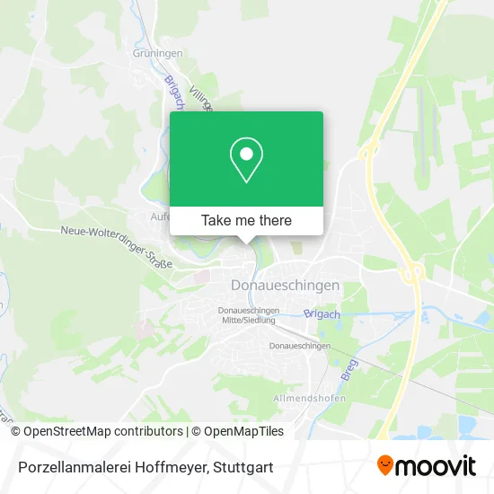 Карта Porzellanmalerei Hoffmeyer