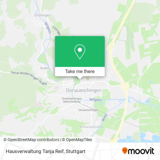 Карта Hausverwaltung Tanja Reif