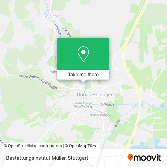 Карта Bestattungsinstitut Müller