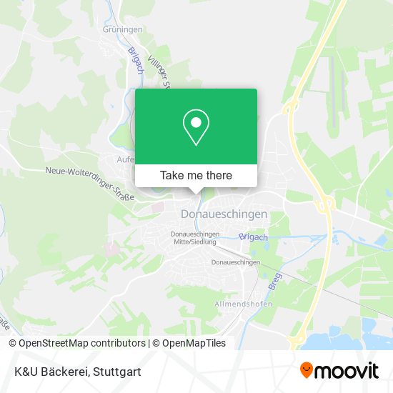 Карта K&U Bäckerei