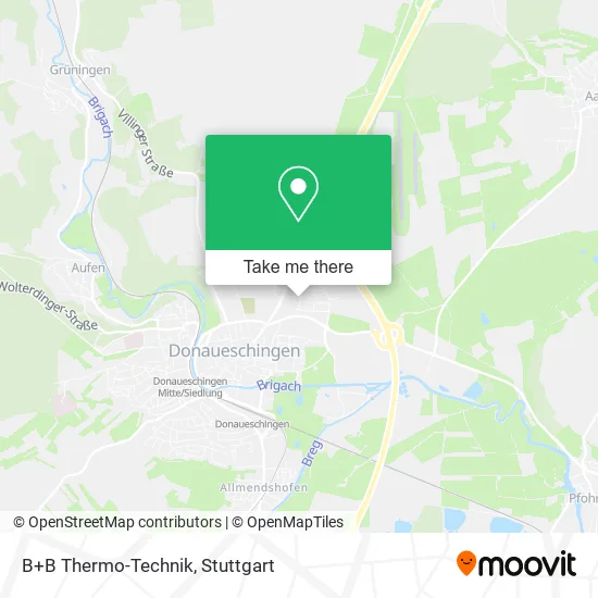 Карта B+B Thermo-Technik