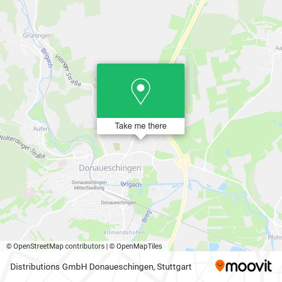 Карта Distributions GmbH Donaueschingen