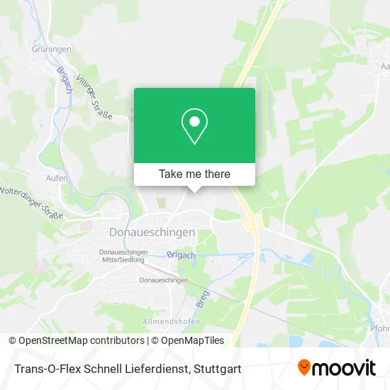 Карта Trans-O-Flex Schnell Lieferdienst