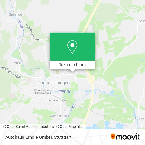 Карта Autohaus Erndle GmbH