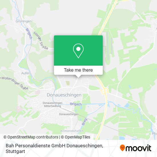 Bah Personaldienste GmbH Donaueschingen map