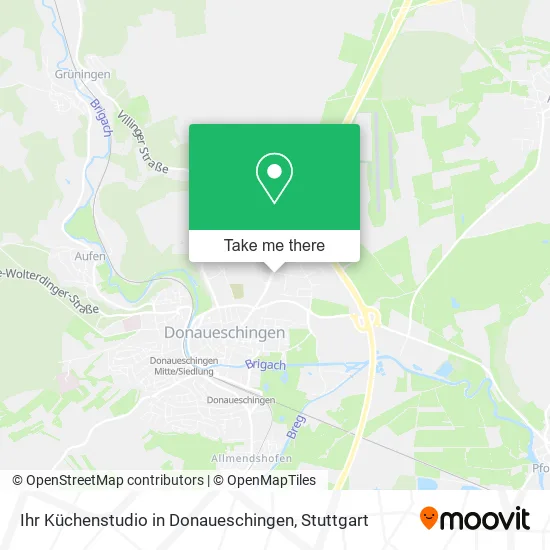 Карта Ihr Küchenstudio in Donaueschingen