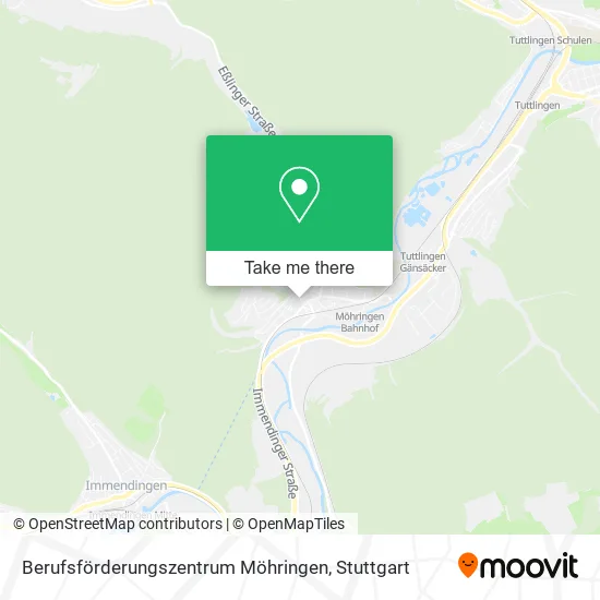 Карта Berufsförderungszentrum Möhringen