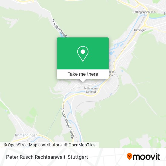 Карта Peter Rusch Rechtsanwalt