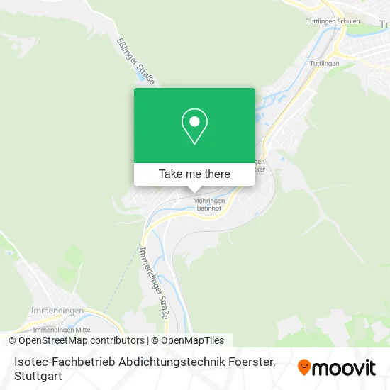 Карта Isotec-Fachbetrieb Abdichtungstechnik Foerster