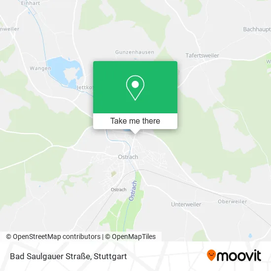 Карта Bad Saulgauer Straße