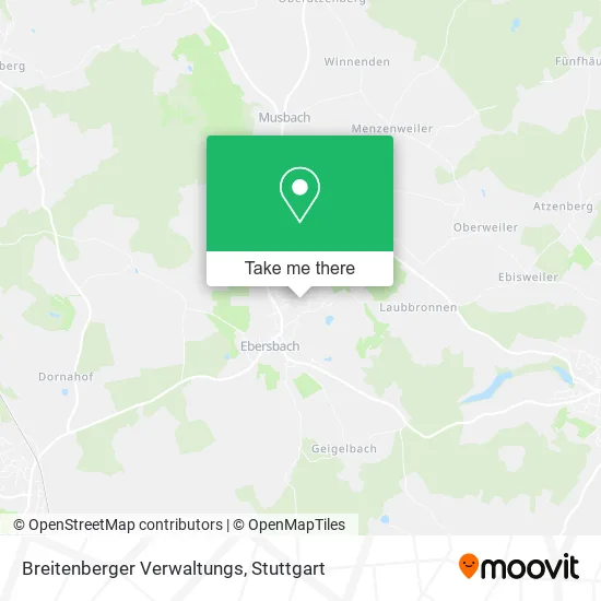 Карта Breitenberger Verwaltungs