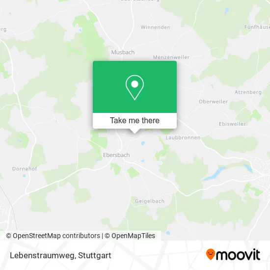 Карта Lebenstraumweg