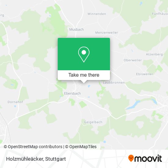 Holzmühleäcker map