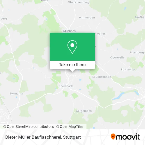 Карта Dieter Müller Bauflaschnerei
