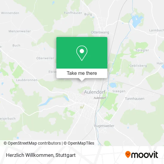 Карта Herzlich Willkommen