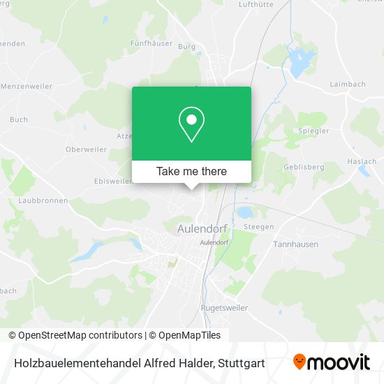 Карта Holzbauelementehandel Alfred Halder