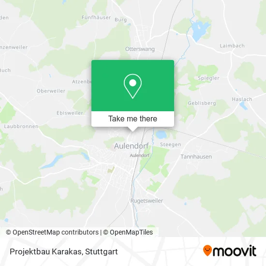 Карта Projektbau Karakas