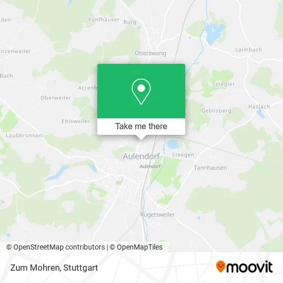 Карта Zum Mohren