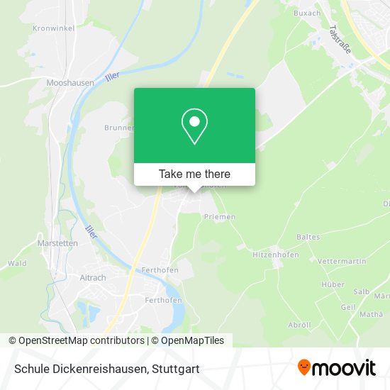 Schule Dickenreishausen map